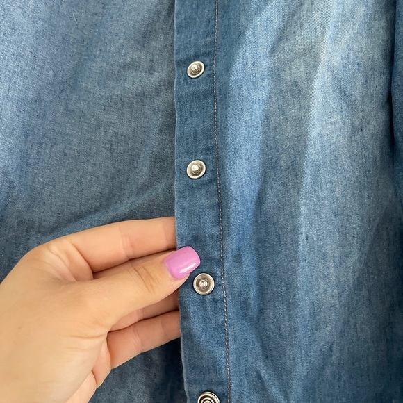 Denim Button Down - Picture 6 of 6